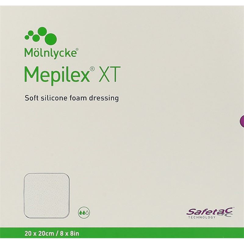 MEPILEX Safetac XT 20x20cm steril 5 Stk