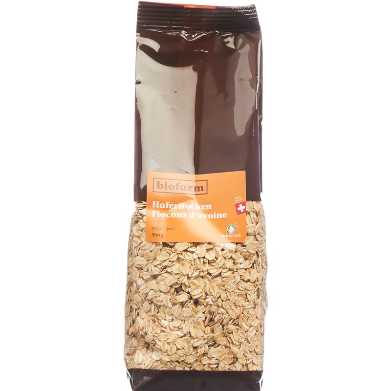 BIOFARM Haferflocken grob Knospe Btl 500 g