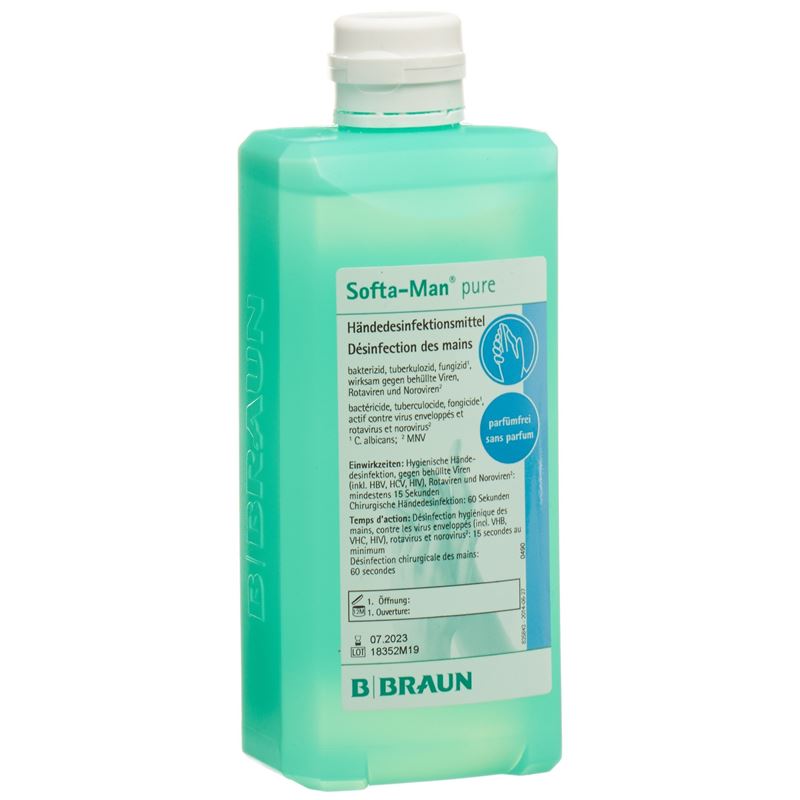 SOFTA-MAN PURE Händedesinf 500 ml