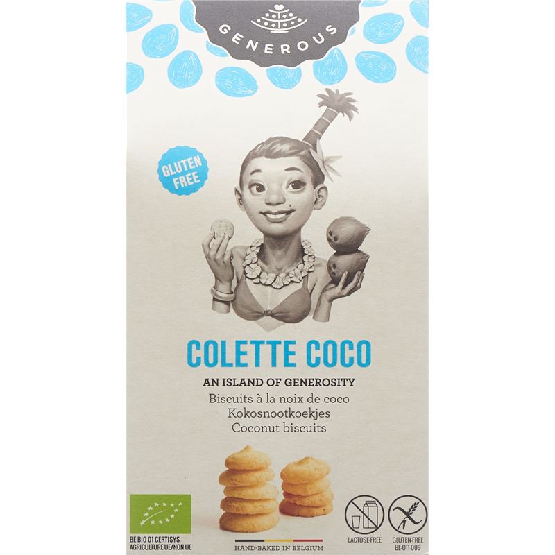 GENEROUS Colette Coco Biscuit glutenfrei 100 g