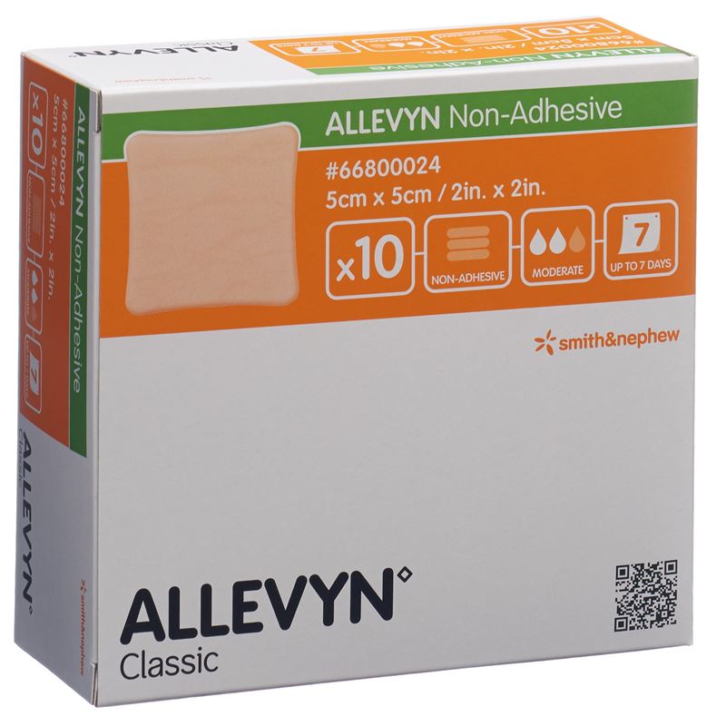 ALLEVYN NON-ADH Wundverband 5x5cm 10 Stk