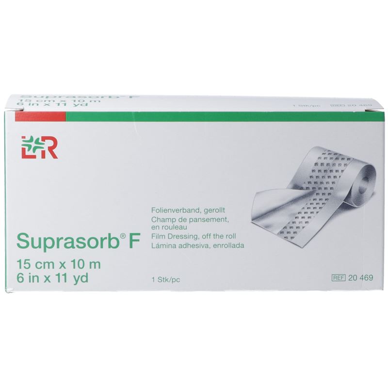 SUPRASORB F Folien Verband 15cmx10m unsteril Rolle