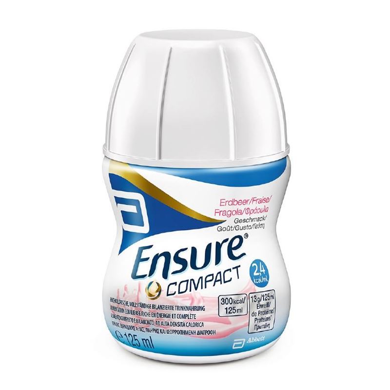 ENSURE Compact 2.4 kcal Drink Erdbeer 4 x 125 ml