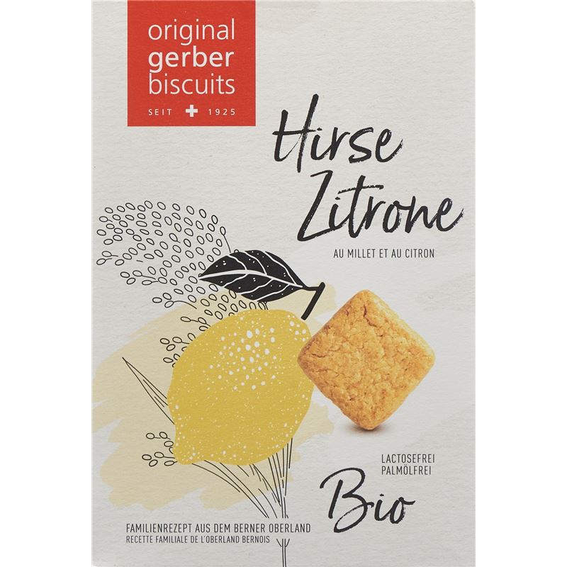 GERBER Hirse Zitrone Biscuits Bio 160 g