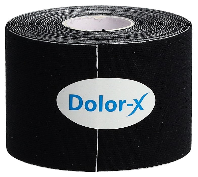DOLOR-X Kinesiology Tape 5cmx5m schwarz