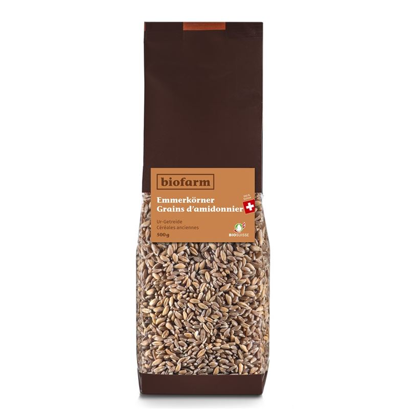 BIOFARM Emmerkörner Knospe 500 g
