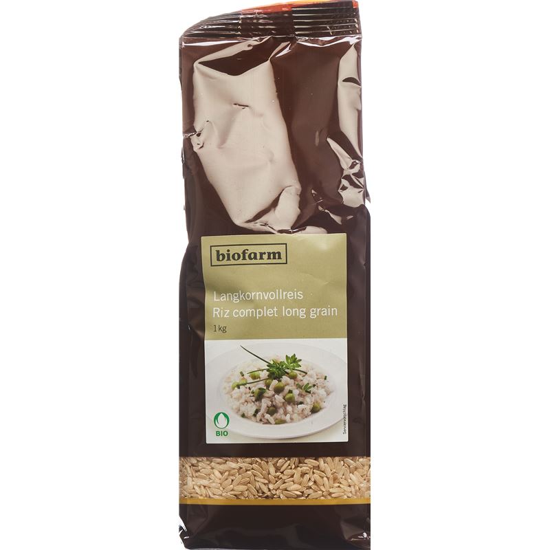 BIOFARM Reis Langkorn Knospe Btl 1 kg