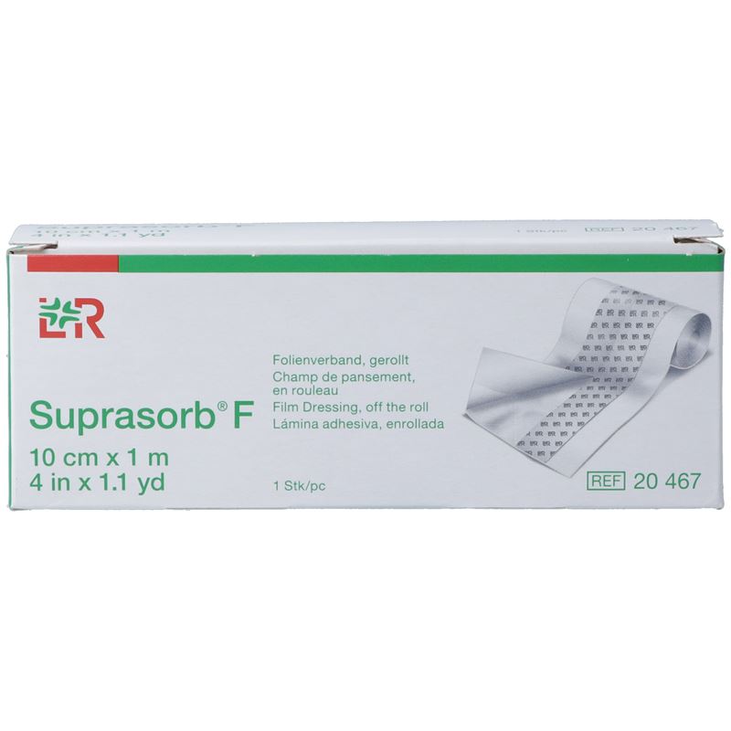 SUPRASORB F Folien Verband 10cmx1m unsteril Rolle