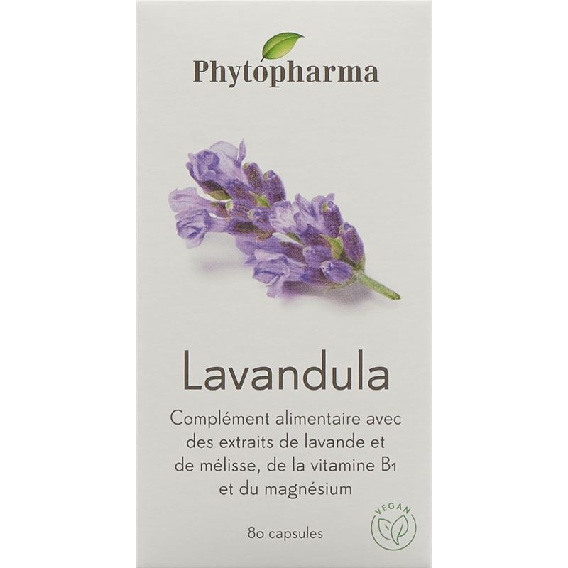PHYTOPHARMA Lavandula Kaps Ds 80 Stk