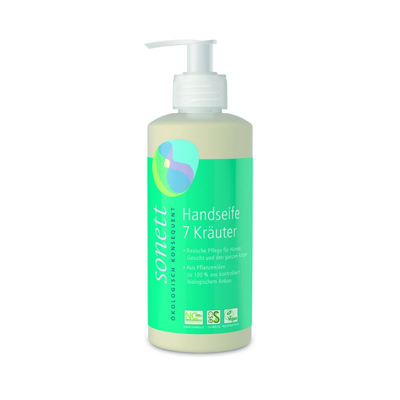 SONETT Handseife 7 Kräuter Pumpspender 300 ml