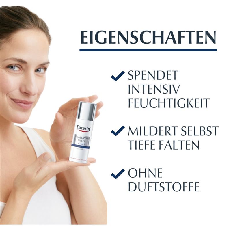 EUCERIN HYALURON-FILLER Nachtcreme +Urea 50 ml