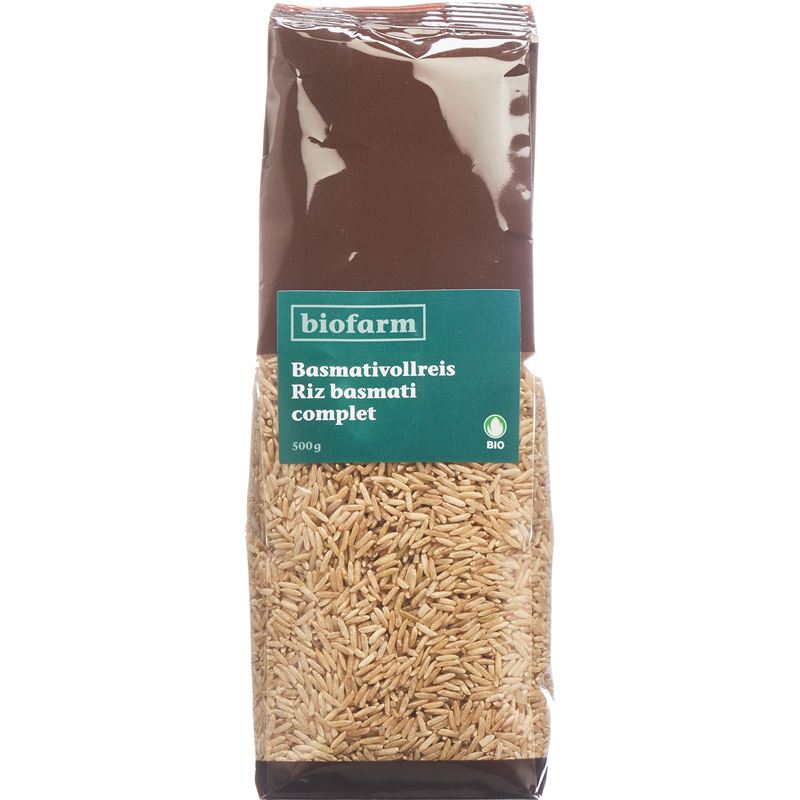 BIOFARM Basmatireis Knospe Btl 500 g