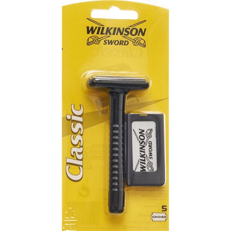 WILKINSON Classic Rasierer + 5 Klingen