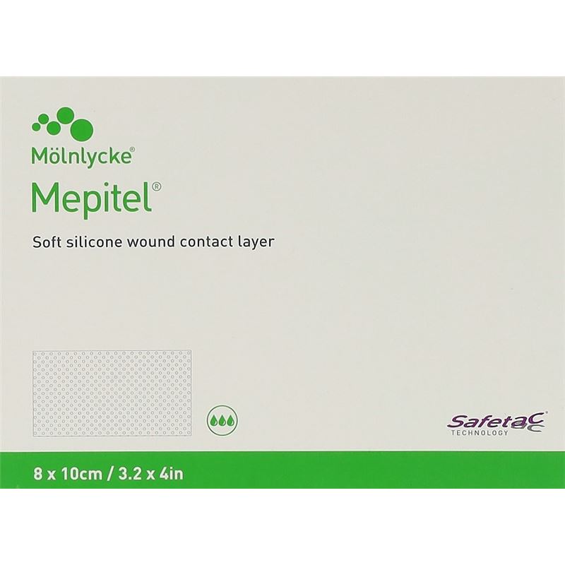 MEPITEL Wundauflage 8x10cm Silik 5 Stk