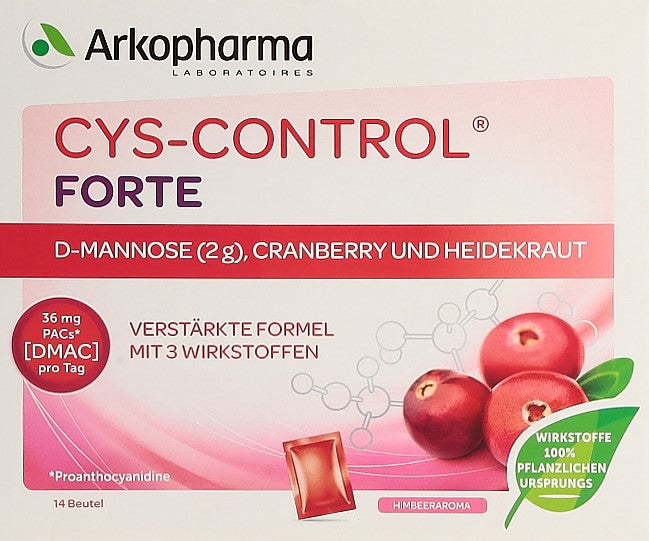 CYS-CONTROL Forte D-Mannose Cranber Heidekr 14 Stk