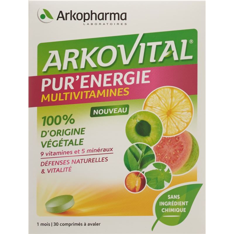ARKOVITAL Pur'Energie Tabl Vitamin+Mineral 30 Stk