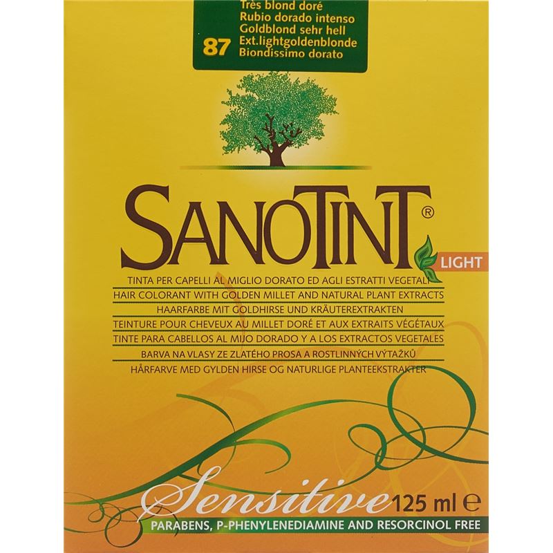 SANOTINT Sensitive Haarfarbe 87 goldblo sehr hell
