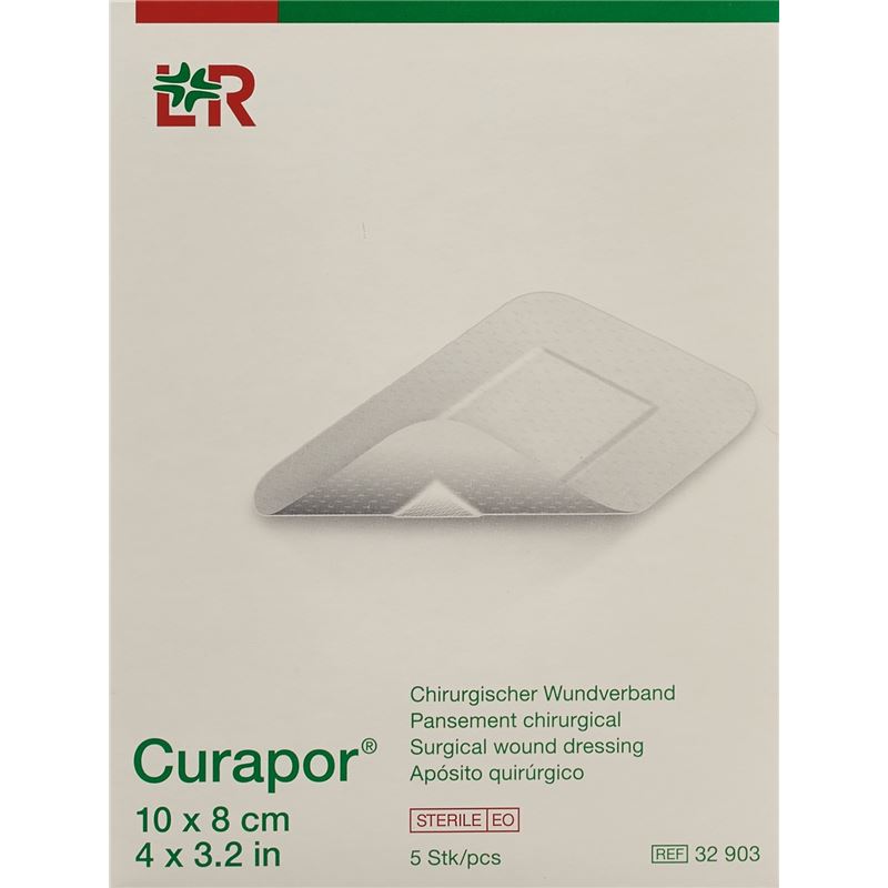 CURAPOR Chirurgisch Wundverband 10x8cm st 5 Stk