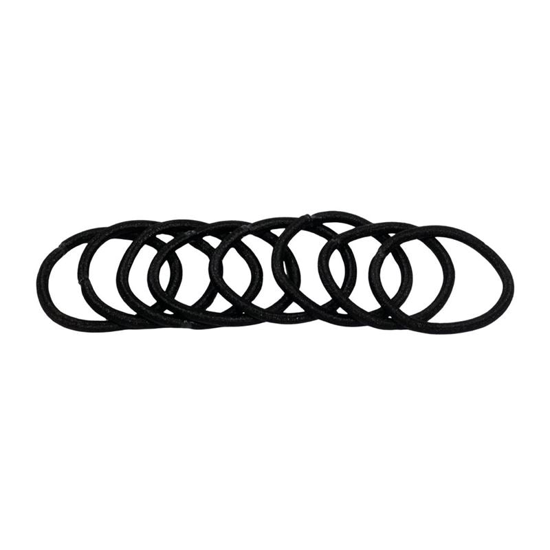 HERBA Haarbinder 5cm schwarz 8 Stk