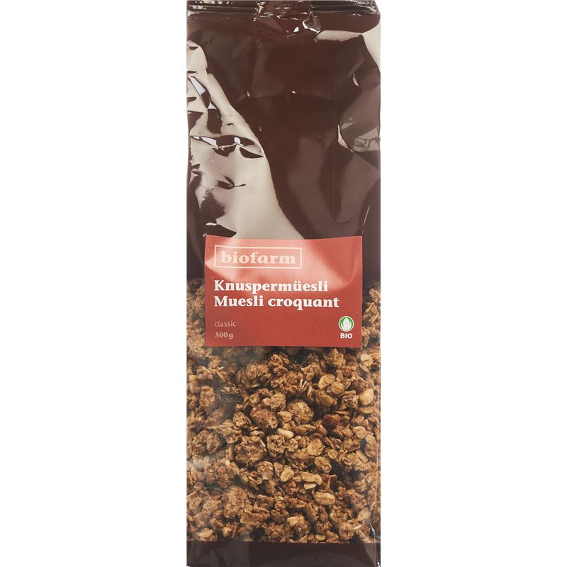 BIOFARM Knusper Müesli Knospe Btl 500 g