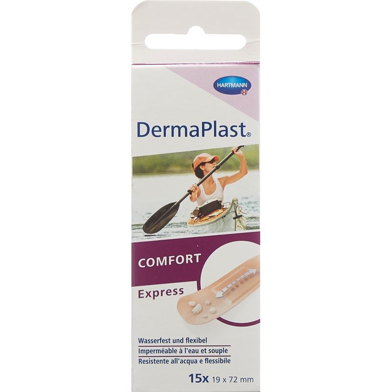DERMAPLAST COMFORT Express Strips 19x72mm 15 Stk