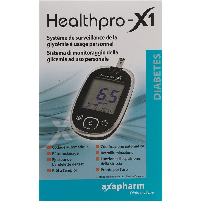 HEALTHPRO-X1 Blutzuckermessgerät