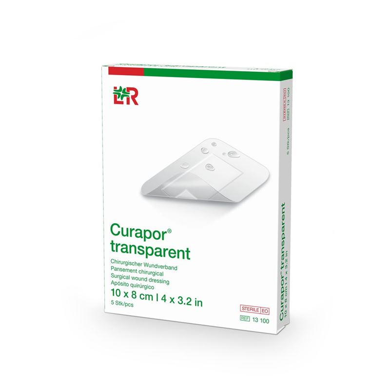 CURAPOR Wundverband 8x10cm transparent 5 Btl