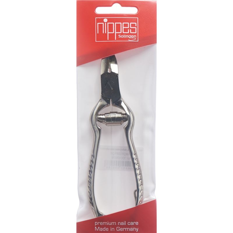 NIPPES Nagelzange 13cm mit Feder vernickelt