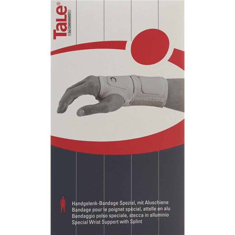 TALE Handgelenk Bandage m Schie 35mm 15cm links we