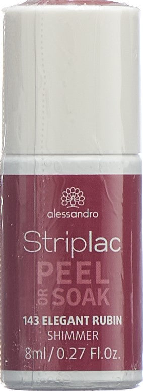 ALESSAN Striplac 2 0 Peel or Soak Elegant Rubin