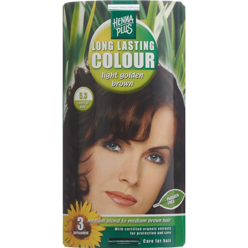 HENNA PLUS Long Last Colour 5.3 hellgoldbraun