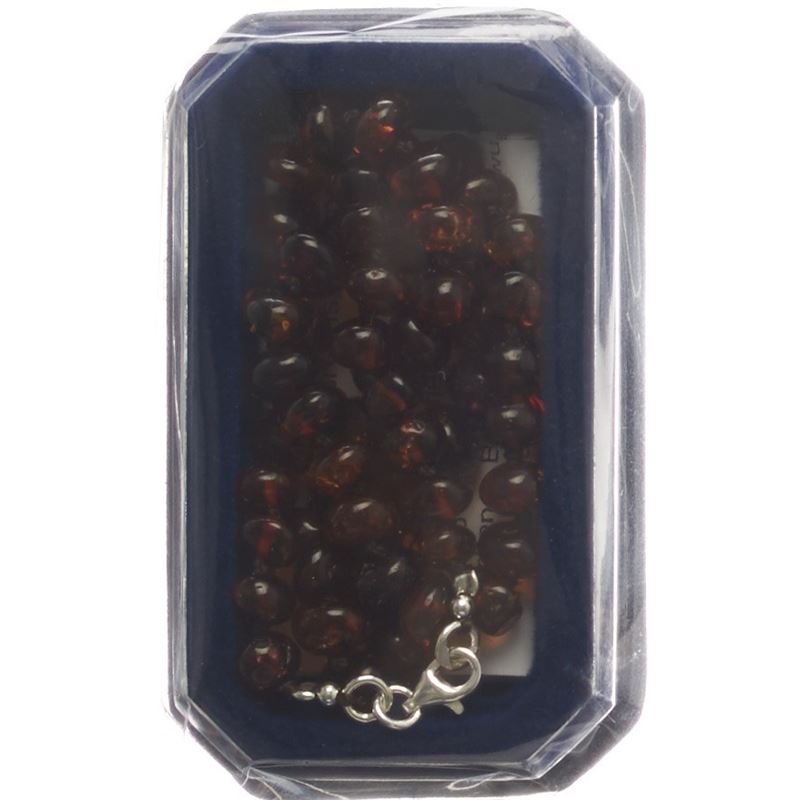 AMBERSTYLE Bernstein 36cm cognac dunkel Karab