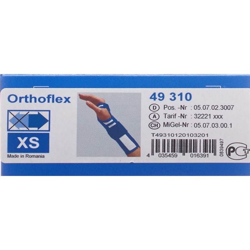 THUASNE Orthoflex Handgelenkband L 21cm recht weis