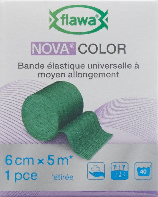 FLAWA NOVA COLOR Idealbinde 6cmx5m grün