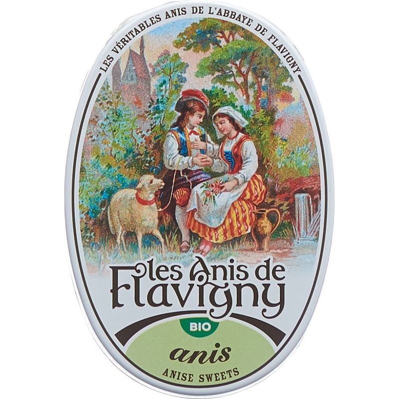 LES ANIS DE FLAVIGNY Anis Bonbons Bio Box 50 g