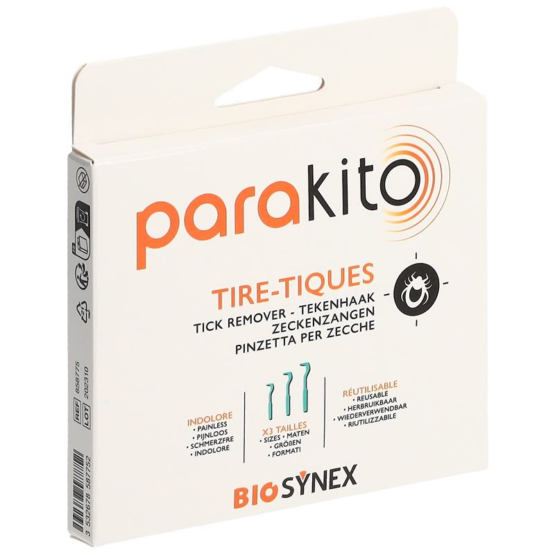PARAKITO Zeckenzangen 3 Stk