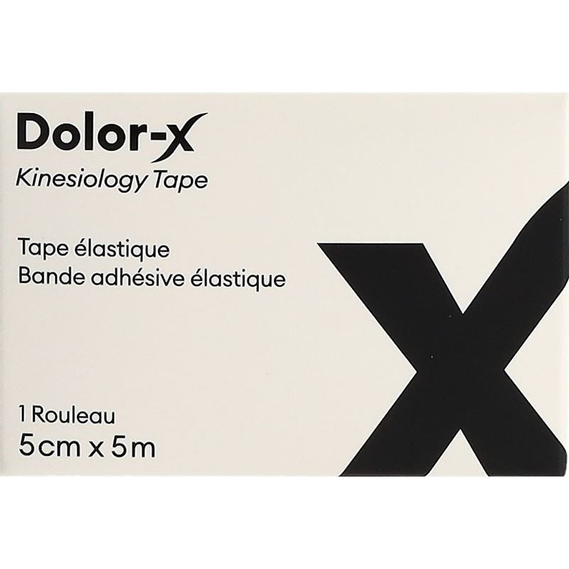 DOLOR-X Kinesiology Tape 5cmx5m schwarz