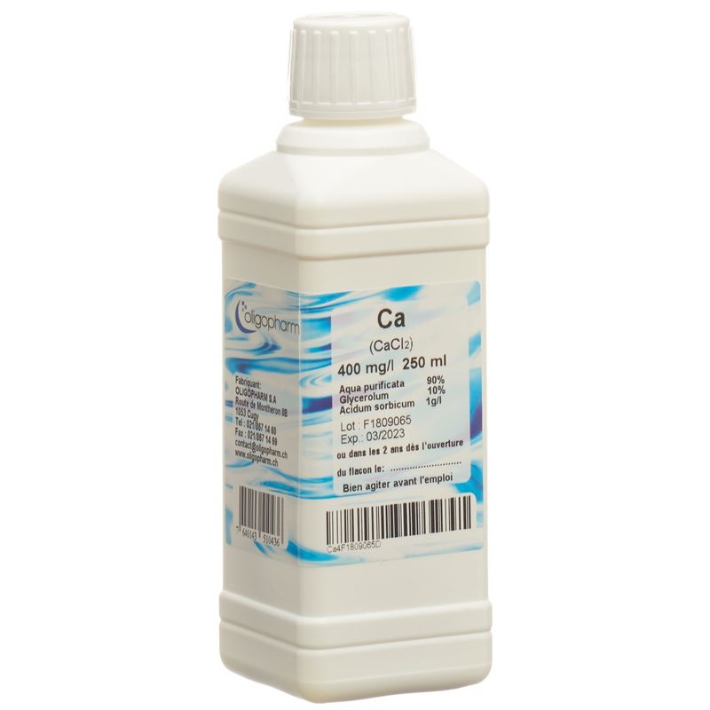 OLIGOPHARM Calcium Lös 400 mg/l 250 ml