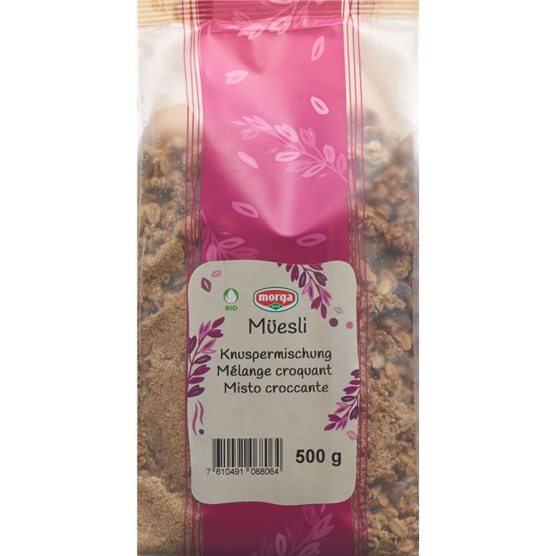 MORGA Müesli Knuspermischung Bio Btl 500 g