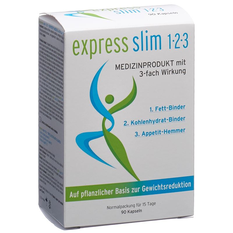 EXPRESS SLIM 1-2-3 Kaps mit 3-fach Wirkung 90 Stk
