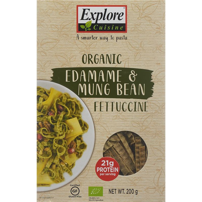 EXPLORE CUISINE Fettuccine Edamame&Mungo Bio 200 g
