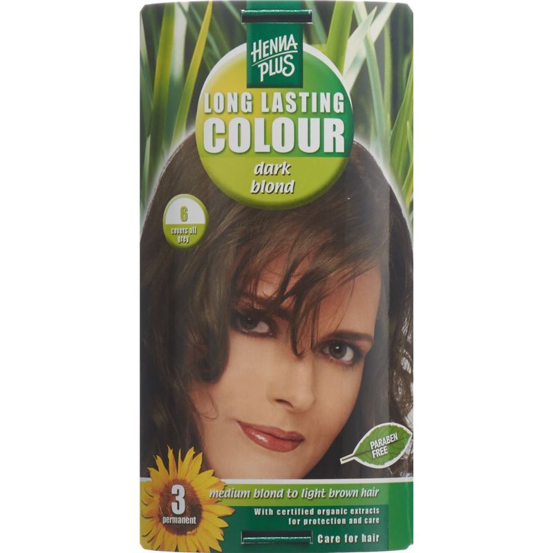 HENNA PLUS Long Last Colour 6 dunkelblond