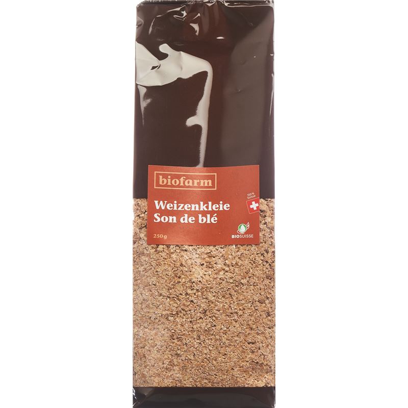 BIOFARM Weizenkleie Knospe Btl 250 g