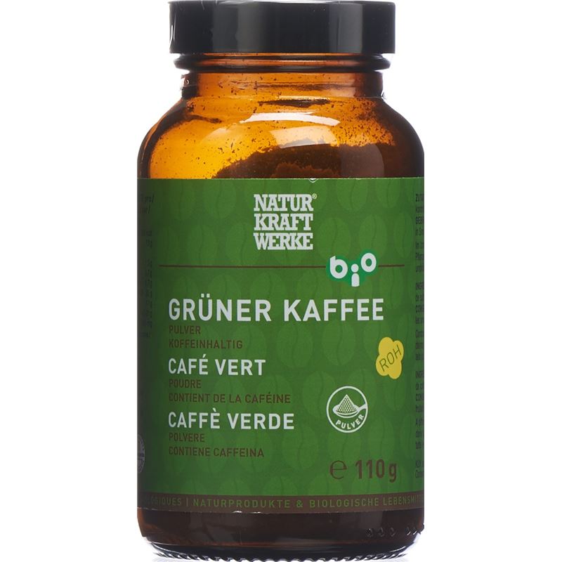 NATURKRAFTWERKE Grüner Kaffee Pulver Bio 110 g