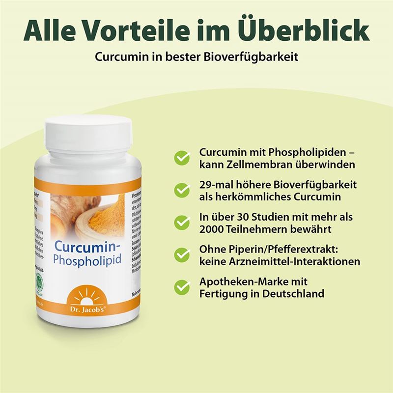 DR. JACOB'S Curcumin-Phospholipid Kaps Ds 60 Stk