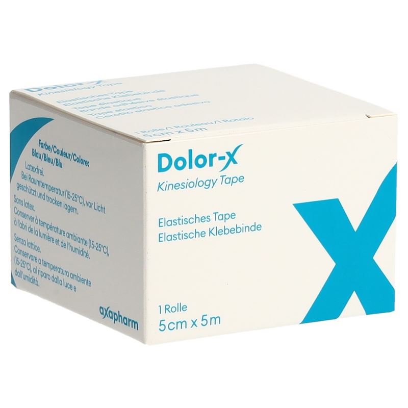 DOLOR-X Kinesiology Tape 5cmx5m blau
