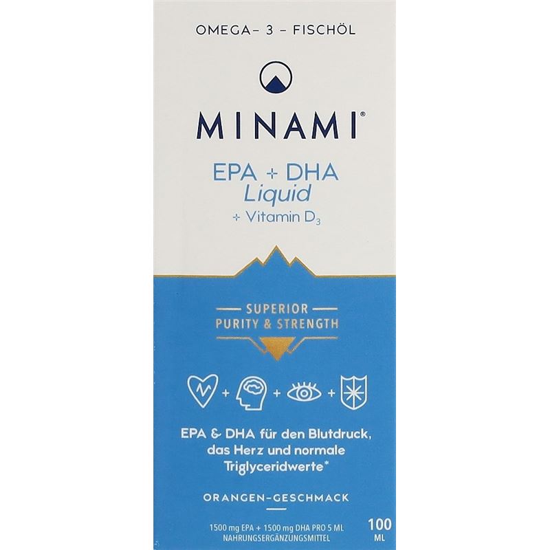 MINAMI EPA+DHA Liquid Glasfl 100 ml