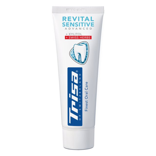 TRISA Zahnpasta Revital Sens Swiss Herbs Tb 75 ml