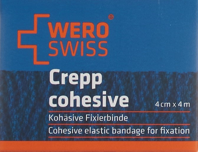 WERO SWISS Lux K-10 El Fixierbinde 4mx4cm weiss