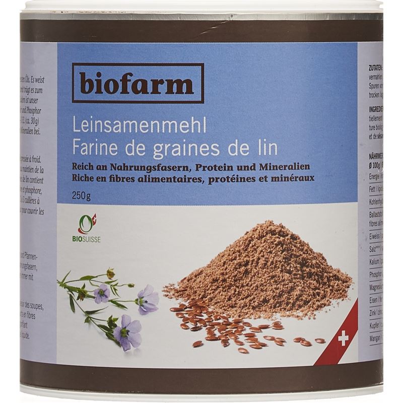 BIOFARM Leinsamenmehl Knospe CH 250 g